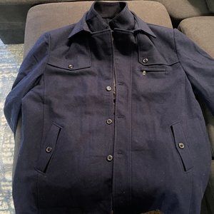 Plus Size Men's Woolen Coat Casual Collar Jacket